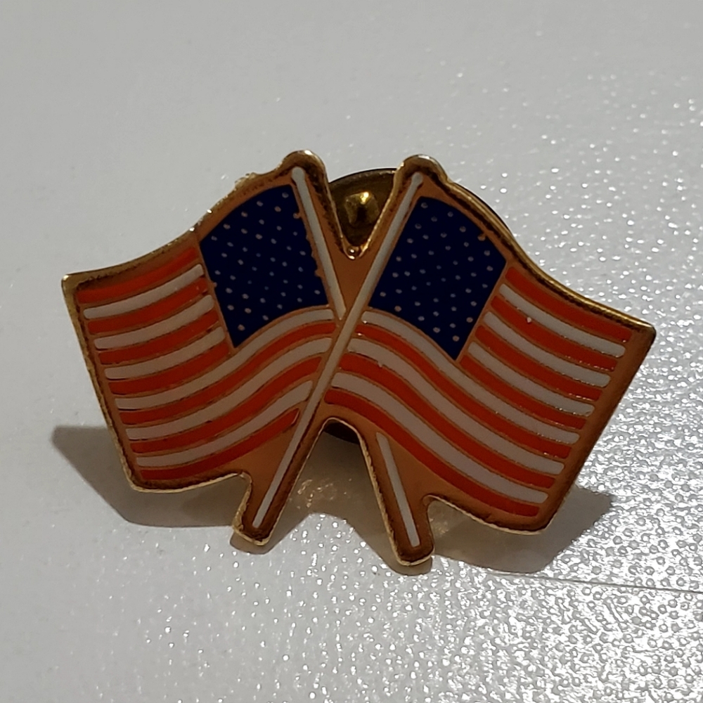 American Flag Red White & Blue Lapel Pin